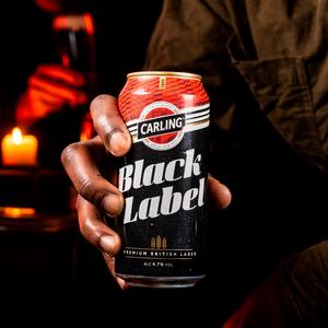 Carling 660ml Black Label Premium Lager Beer Bottle - gallery image 5