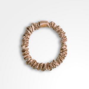 Silver Cloud Skinny Scrunchies 5 x Caramel Satin+ - gallery image 3