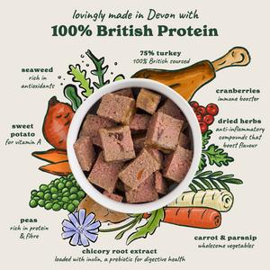 Forthglade 150g Hearty Turkey Feast Wet Dog Food Tray - gallery image 4