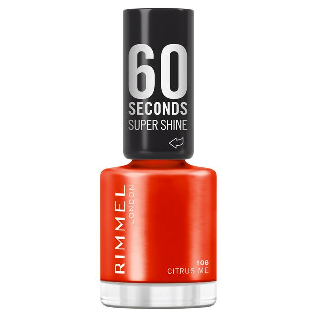 Rimmel London 60 Seconds Super Shine Nail Polish 106 Citrus Me - gallery image 1