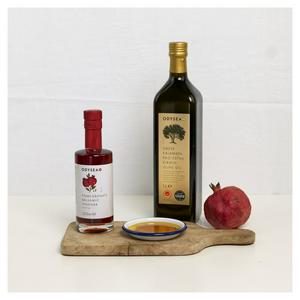 Odysea Pomegranate Balsamic Vinegar & Greek Kalamata PDO Extra Virgin Olive Oil