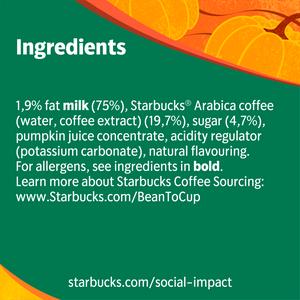 Starbucks Frappuccino 250ml Pumpkin Spice Iced Coffee, Limited Edition - gallery image 3