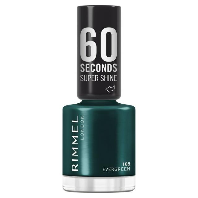 Rimmel London 60 Seconds Super Shine Nail Polish 105 Evergreen - gallery image 1