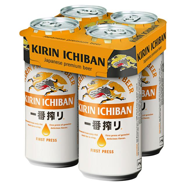 Kirin Ichiban 440ml Premium Lager Beer Can - gallery image 1