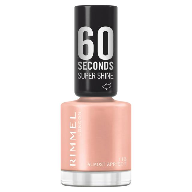 Rimmel London 60 Seconds Super Shine Nail Polish 112 Almost Apricot - gallery image 1