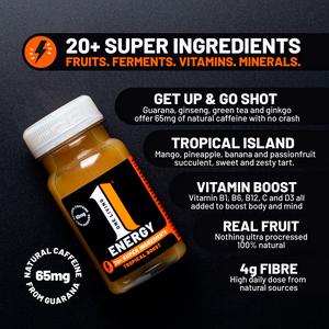 One Living 100ml Energy Tropical Boost Shot - gallery image 2
