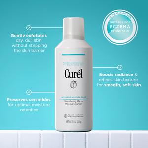 Curél 190ml Resurfacing Micro Mousse Cleanser - gallery image 4