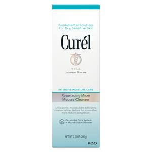 Curél 190ml Resurfacing Micro Mousse Cleanser
