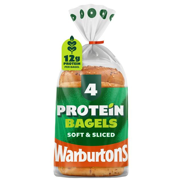Warburtons 4 x Protein Bagels - gallery image 1