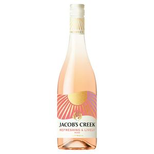 Jacob's Creek Refreshing & Lively Rose Wine Bottle 75cl