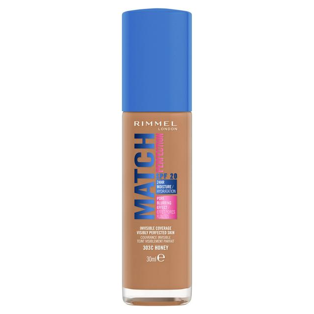 Rimmel London Match Perfection Foundation 303C Honey SPF20 30ml - gallery image 1