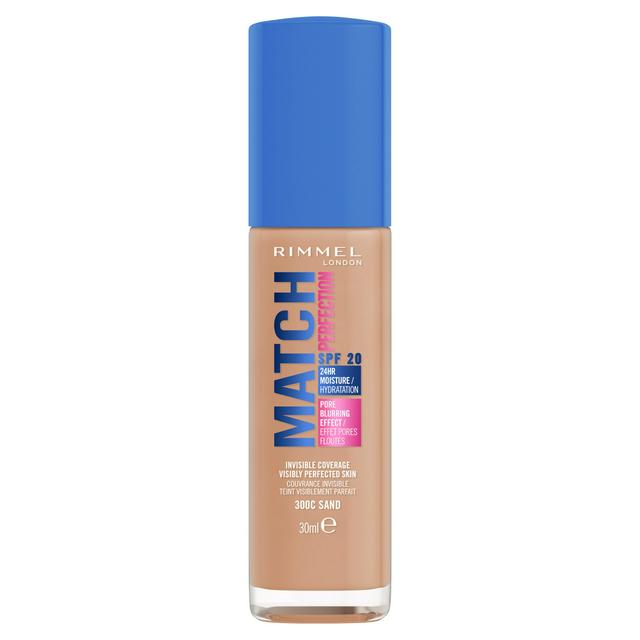 Rimmel London Match Perfection Foundation 300C Sand SPF20 30ml - gallery image 1