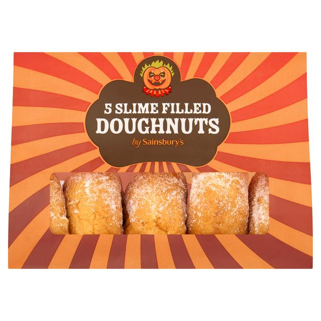 Sainsbury's 5 x Slime Filled Doughnuts - gallery image 1