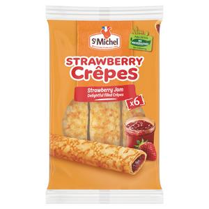 St Michel 6 x Strawberry Crepes 180g