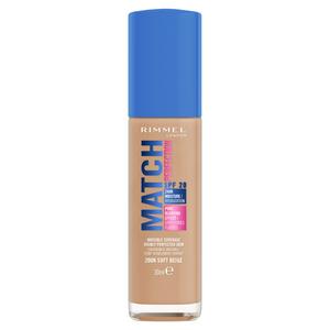 Rimmel London Match Perfection Foundation 200N Soft Beige SPF20 30ml