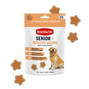 Bob Martin 120 x Senior + Healthy Ageing Daily Supplements Tasty Soft Chews 200g - gallery image 2