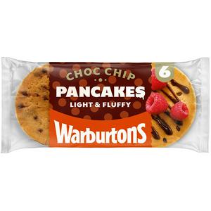 Warburtons 6 x Choc Chip Pancakes