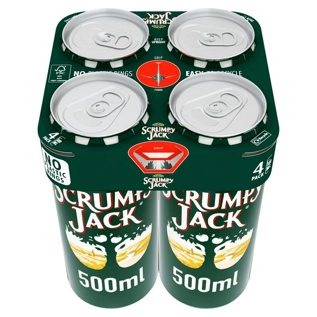 Symonds Scrumpy Jack 4 x 500ml Vol 6.0% Premium British Cider Multipack Cans - gallery image 1