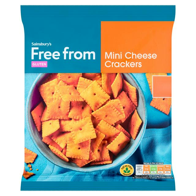 Sainsbury's Free From 100g Mini Cheese Crackers - gallery image 1