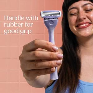 Wilkinson Sword Intuition Quattro Sensitive + 5 Blade Women's Razor - gallery image 5