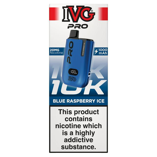 IVG Pro 12mg/ml Blue Raspberry Ice Vape - gallery image 1