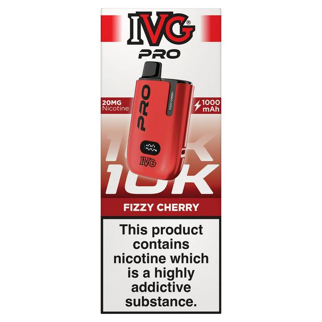 IVG Pro 20mg/ml Fizzy Cherry Vape - gallery image 1