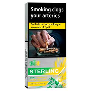 Sterling Dual Double Caps Leaf Wrapped 20s