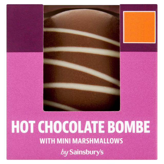 Sainsbury's 36g Hot Chocolate Bombe with Mini Marshmallows - gallery image 1