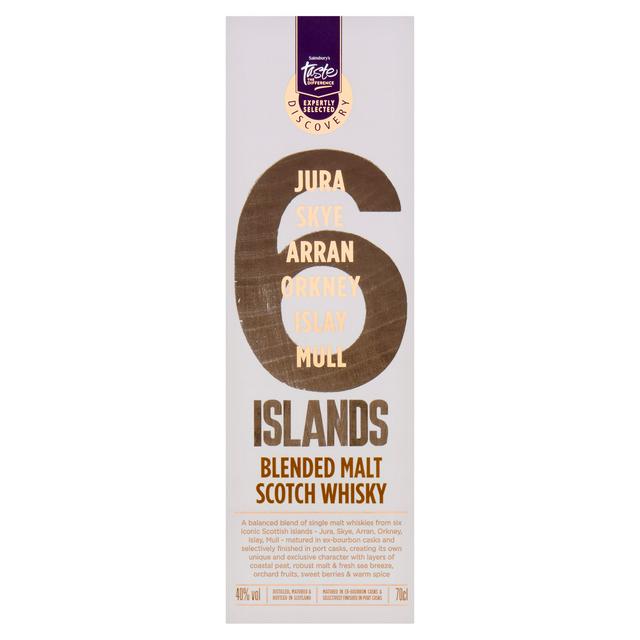 Sainsbury's Discovery 70cl 6 Islands Blended Malt Scotch Whisky, Taste the Difference - gallery image 1