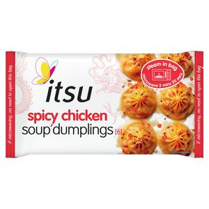itsu 6 x Spicy Chicken Soup Dumplings 168g