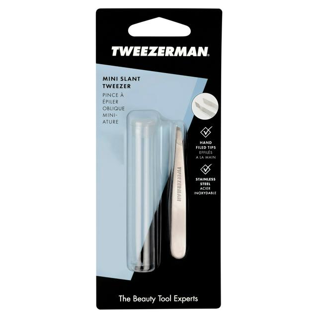 Tweezerman Classic Stainless Mini Slant Tweezer - gallery image 1