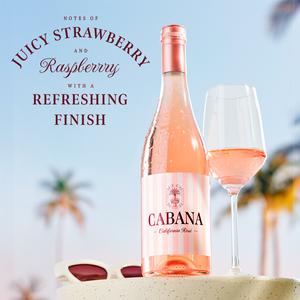 Cabana California Rose Wine Bottle 75cl - gallery image 2
