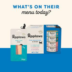 Applaws 12 x 70g Fish Selection in Broth Natural Wet Cat Food Pouches - gallery image 6