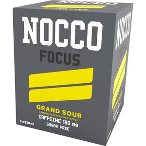 Nocco 4 x 330ml Focus Grand Sour Lemon, Elderflower & Apple Engery Drink - gallery image 2