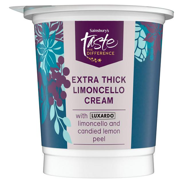 Sainsbury's 250ml Extra Thick Limoncello Cream, Taste the Difference - gallery image 1