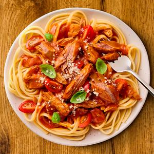 John West 300g MSC Stir & Serve Tuna in Tomato & Basil Sauce - gallery image 3