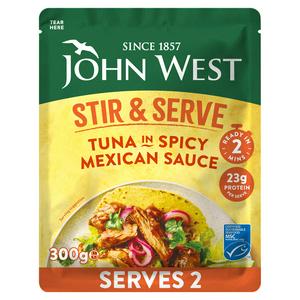 John West 300g MSC Stir & Serve in Spicy Mexican Sauce Tuna