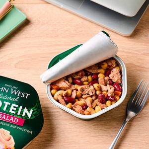 John West Natural Protein 220g Tuna Salad with Red Kidney Beans, White Beans & Chickpeas - gallery image 6