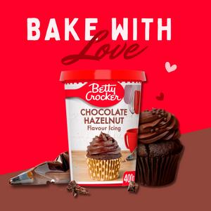 Betty Crocker 400g Chocolate Hazelnut Flavour Icing - gallery image 2