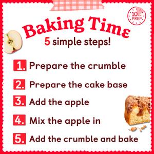 Betty Crocker 388g Apple Crumble Cake Kit - gallery image 5