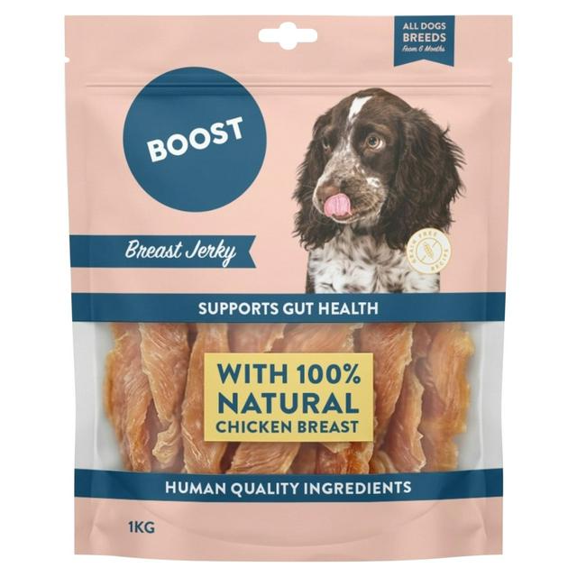 Boost 1kg All Breeds from 6 Months Breast Jerky Dog Treats - gallery image 1