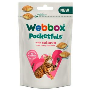 Webbox Pocketfuls 60g Salmon Cat Treats