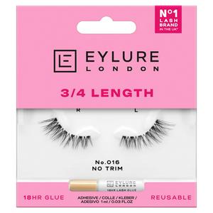 Eylure London Eye Lashes 3/4 Length No. 016 No Trim