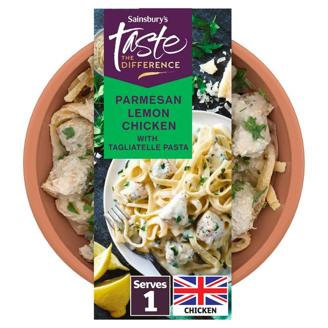 Sainsbury's 375g Parmesan Lemon Chicken with Tagliatelle Pasta, Taste the Difference - gallery image 1