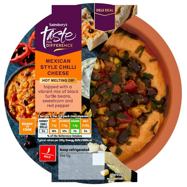 Sainsbury's 200g Mexican Style Chilli Cheese Hot Melting Dip, Taste the Difference - gallery image 1