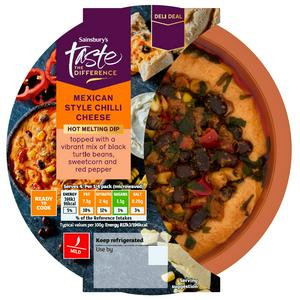 Sainsbury's 200g Mexican Style Chilli Cheese Hot Melting Dip, Taste the Difference