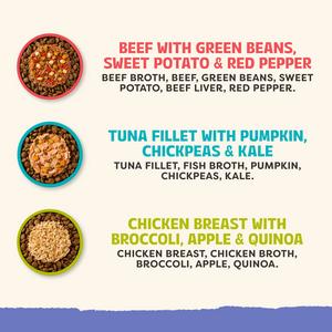 Applaws Taste Toppers 6 x 85g Variety Selection in Broth Natural Wet Dog Food Pouches - gallery image 4