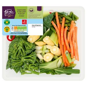 Sainsbury's 220g Babycorn & Pak Choi Stir Fry, Taste the Difference