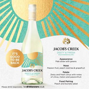 Jacob's Creek Zesty & Fresh Sauvignon Blanc White Wine 75cl - gallery image 4