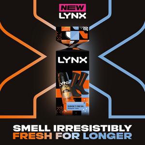 Lynx Sunset Fresh Body Spray + Socks Cracker Gift Set - gallery image 2
